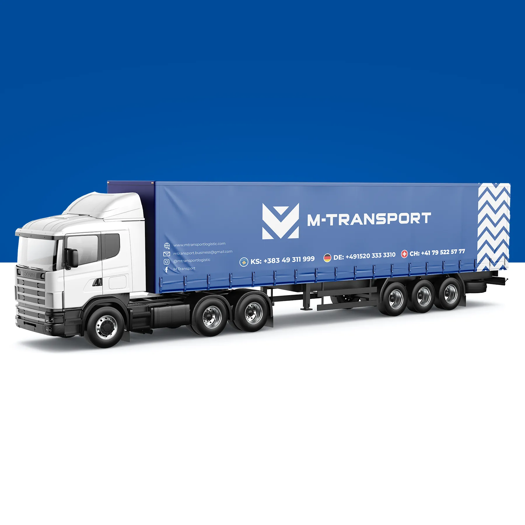 Mtransport truck mockup